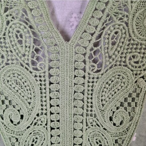 Daniel Rainn Selinka Crochet Detail Knit Top Size S - Picture 4 of 7
